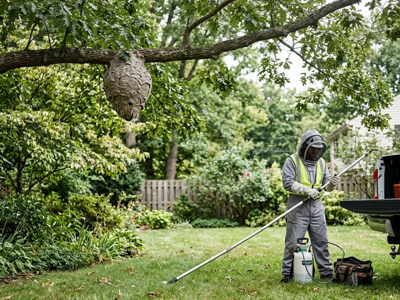 Bald-Faced Hornet Extermination equipment and stinging insect control tools